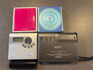 Sony MZ-N520 Kenwood DMC-S33 Sony TCS-90 Victor XM-JX30 カセットテープ 4点 まとめて