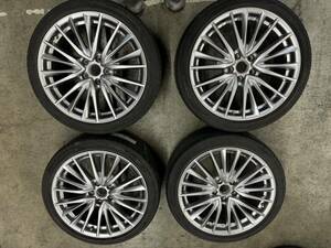 タイヤホイール4本セット レクサス IS350 30系 ダンロップ　SPSPORTMAXX050 235/40R19 20年製 / 後期純正アルミ 19x8.5J +45