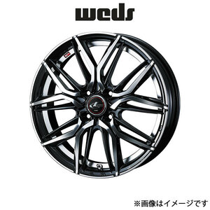 ウェッズ レオニス LM アルミホイール 1本 フレア MJ55S/MJ95S 15インチ パールブラック/ミラーカット 0040772 WEDS LEONIS LM