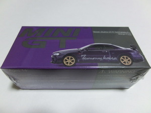 MINI GT 1/64 Nissan スカイライン GT-R R34 トミーカイラ R-zミッドナイトパープル 右ハンドル MGT00616-R 新品