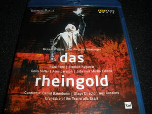 ブルーレイ ワーグナー ラインの黄金 バレンボイム スカラ座 パーペ カシアス バレエ ニーベルングの指環 Wagner Rheingold Barenboim Ring