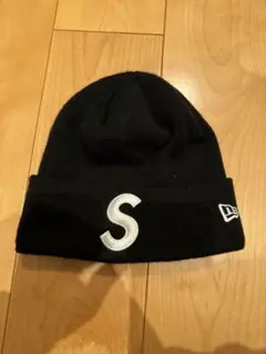 Supreme new era S logo beanieニット帽 Sロゴ 黒