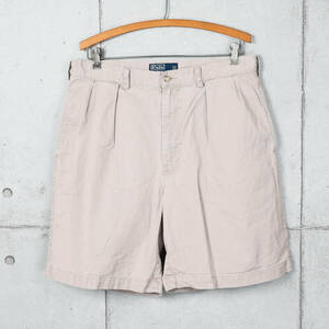 Poloラルフローレン◆TYLER SHORT 2タック チノショーツ◆ベージュ◆W35