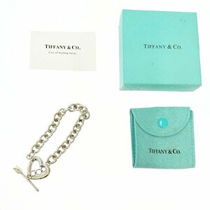 【1円スタート】【箱付き】TIFFANY&Co. ティファニー シルバー ハート＆アロー 27.5g 925刻印 ブレスレット 273796