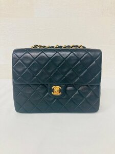 【美品】◎CHANEL シャネル ミニマトラッセ チェーンショルダーバッグ ココマーク ラムスキン ターンロック ヴィンテージ 良好品◎