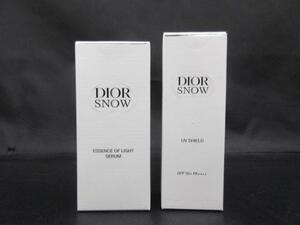 未使用 ディオール Dior スノー エッセンス オブ ライト セラム 30ml UVシールド 50+ 30ml 2点 薬用美容液 日焼け止