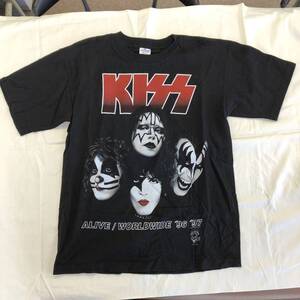 【未使用】KISS ALIVE WORLDWIDE 96-97 Tシャツ