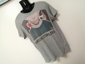 kkaa953 ■ DIESEL ■ ディーゼル Tシャツ カットソー トップス 半袖 コットン グレー L