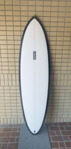 新入荷！新品！未使用！2024 AGENCY SURFBOARDS CMOS TWIN PIN PU 7’0” 44.7L FCS2 クリアx ブラック