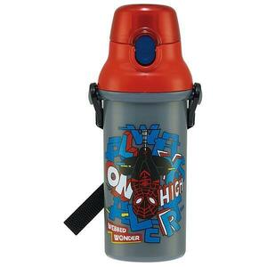 スパイダーマン 水筒 マグボトル 480ml 抗菌 食洗機対応 直飲み プラ ワンタッチボトル SPIDER-MANPOP COMICS 子供 子ど