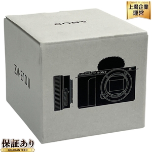 【動作保証】 SONY ZV-E10M2K ZV-E10 II ミラーレス 一眼 カメラ E PZ 16-50mm F3.5-5.6 OSS II レンズキット 未使用 N9603873