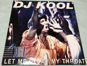 DJ KOOL / LET ME CLEAR MY THROAT / BIZ MARKIE 45 KING FUNK MASTER FLEX / CLUB HIT / UK ORIGINAL 33RPM