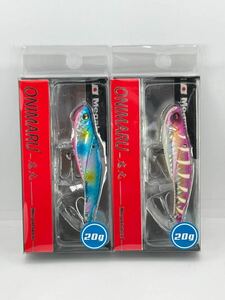 メガバス 新色 オニマル 鬼丸 20ｇ 未開封品 2個セット G PINK BACK GIGO ＆ GLX BLUPIN RAINBOW MEGABASS ONIMARU