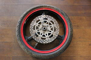 ■カワサキ純正　KR-1フロントホイール　2.75-17　　№891　NSR　TZR　RGV　CBR　VFR　FZR　GSXR