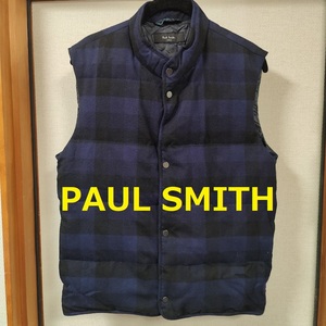 【送料無料】 ポールスミス ウール ダウンベスト Mサイズ Paul Smith