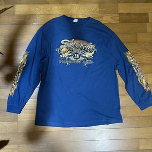 Sturgis Motorcycle Rally 2012 スタージス・モーターサイクル・ラリー 長袖Tシャツ XL 72 YRS 古着 ビッグサイズ 袖プリント