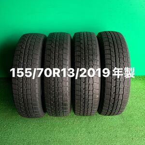 155/70R13／DUNLOP WINTERMAXX WM02／4本送料無料です