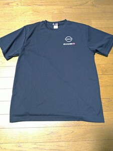 nismo☆ニスモ☆NISSAN☆日産☆正規品☆半袖☆Tシャツ☆LLサイズ☆メンズ　前後ロゴプリント☆黒　吸汗速乾ドライ　企業物