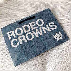 ★RODEO CROWNS★ショッパー★ショップ袋★RCWB★インディゴ★トートバッグ★エコバッグ★手提げ袋★紙袋★ロデオクラウンズ★包装★ブルー