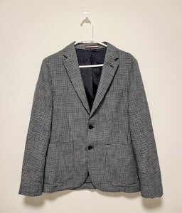 Tommy hilfiger TAILORED ブロックチェック テーラードジャケット 46サイズ　トミーヒルフィガー