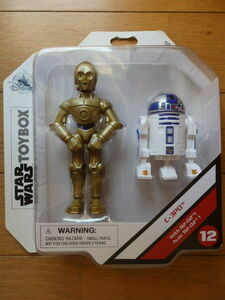 格安貴重レア・C-3PO＆R2-D2・ディズニーストア「スター・ウォーズ トイボックス.12」アクションフィギュア・未開封中古現状品