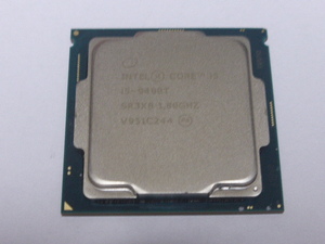 INTEL CPU Core i5 9400T 6コア6スレッド 1.80GHz SR3X8 CPUのみ 起動確認済みです