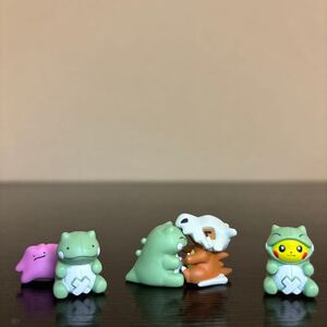 ポケパルレのみがわり 3種5体 中古品 ピカチュウ カラカラ メタモン ポケモン フィギュア ポケモンセンター