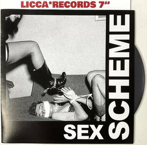 MEGA RARE LIMITED EDITION ONLY 300 COPIES Sex Scheme - Sex Scheme US 2014 ORIGINAL No Wave NY PUNK 7“ EPレコード LICCA*RECORDS