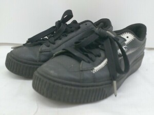 ◇ PUMA プーマ Platform Mixed FS Wns 371793-02 スニーカー シューズ サイズ24ｃｍ ブラック レディース P