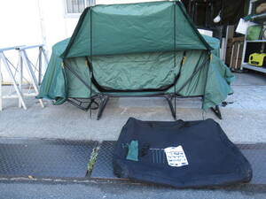 3～4回使用 オフフィールド 自立式 テント コット 1-2人用 ベッド アウトドア キャンプ BBQ 管理6CH0514A