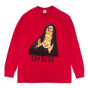 Supreme - Nun L/S Tee 赤L シュプリーム - ヌーン ロングスリーブ ティー 2017SS