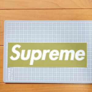 シュプリーム ステッカー Pixelated BoxLogo green 1999 正規品 送料無料!! 匿名配送 追跡可能 SUPREME Supreme supreme