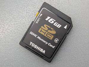 TOSHIBA SDHCカード 16GB Class4 ケース付き 東芝 SDカード メモリーカード 動作確認済み