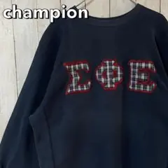 champion スウェット XL Reverse weave 刺繍 ギリシャ