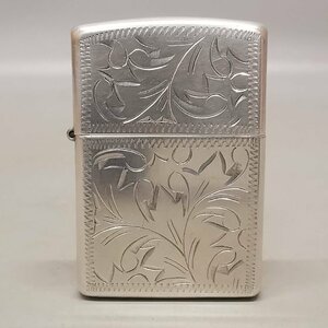 ZIPPO ジッポー STERLING SILVER スターリング シルバー 純銀 2001年製 オイルライター 火花確認済 Z5836