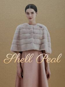 クリスマス SALE！！FOXEYミンクファーケープSHELL PEARL 