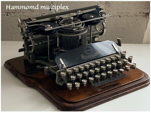 i623 希少 1915年 Hammond Multiplex ハモンドマルチプレクス アンティーク タイプライター 【白蓮】08