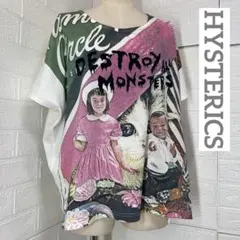 【美品】オゾンコミュニティ　HYSTERICS ラグラン　ネコ転写ユルダボ