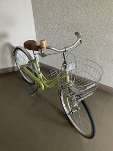 【北見市発】パナソニック Panasonic 自転車 691G00008 24インチ ギアなし 緑【発送不可】