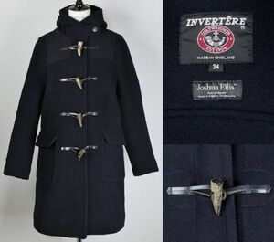 イギリス製 invertere joshua ellis newton abbot DUFFLE COAT インバーティア ジョシュアエリス ダッフルコート 34 b7205