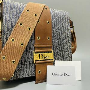 1円 Christian Dior クリスチャンディオール トロッター ストリートシック ショルダーバッグ ワンショルダー レディース 金具　正規品本物