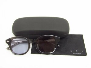 N.S.H エヌエスエイチ Take it Easy MADE IN SHIBUYA SUNGLASSES サングラス ウェリントン アイウェア メンズ ケース付き ▼AC24992