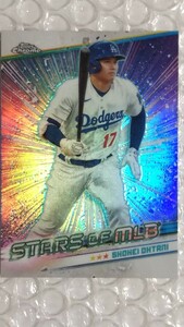 送料込即決 2024 Topps Series 2 Stars of MLB Chrome CSMLB-55 Shohei Ohtani 大谷翔平 クロミニウムカード リフラクター 54-59達成