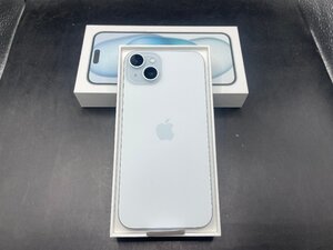 【極美品・充電回数１回】 Apple iPhone 15 Plus 256GB Blue