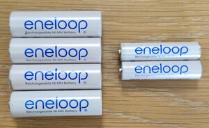 SANYO eneloop 単3×4本 単4×2本セット エネループ HR-3UTG HR-3UTGA HR-4UTG