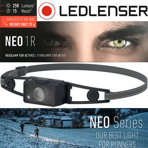 NEO1R【レッドレンザー】ヘッドライト最軽量モデル【最大250ルーメン】Ledlenser新品【未開封】USB充電【日本正規品】トレラン登山キャンプ