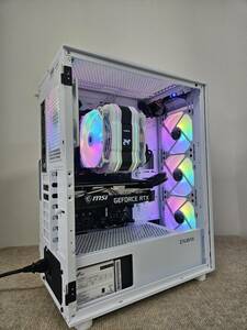 ゲーミングPC 自作PC RGB Intel Core10世代 i7-10700 32GB メモリ M.2 SSD 1TB NVIDIA MSI RTX3070 新品ケース