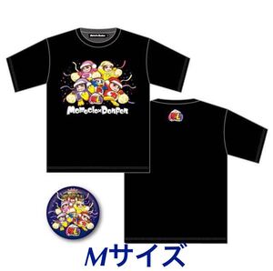 即決! ももいろクローバーZ ×ドン・キホーテ ☆ Tシャツ 集合柄A Mサイズ 缶バッジ付き! 新品 / ももクロ