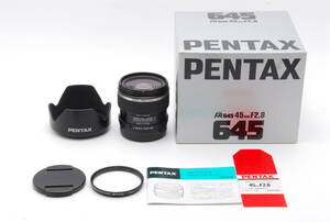 [A品] SMC PENTAX-FA 645 45mm F2.8＊元箱＊コレクター品＊10911