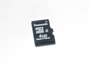 動作保証！送料無料！Panasonic microSDHC 4GB クラス④